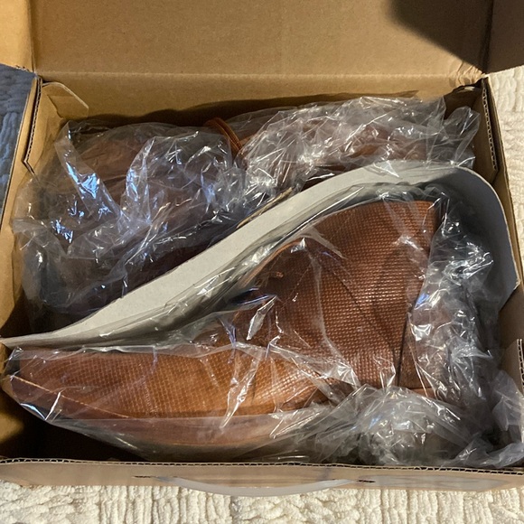 NWT Twisted X Steppin’ Out Leather Cognac Lace Up Western Bootie Size 8B - Picture 7 of 12